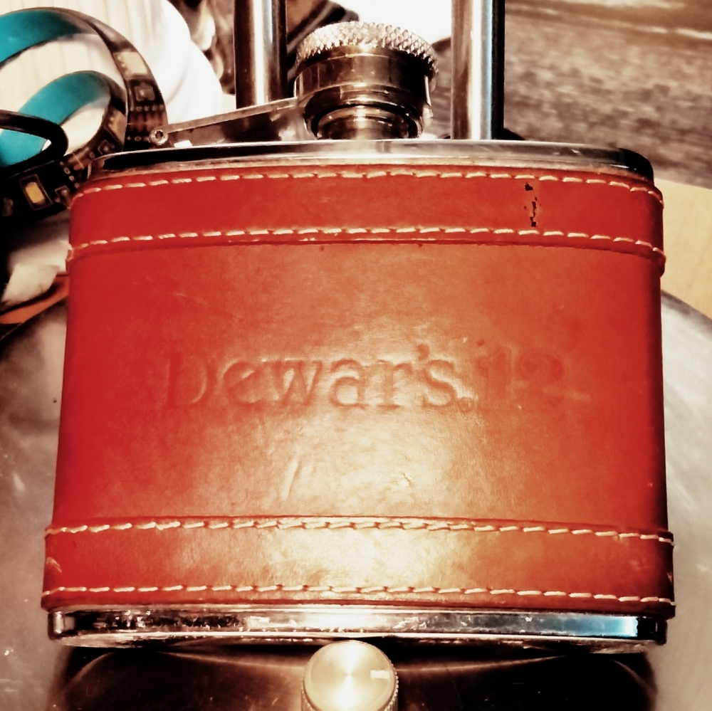 Vintage Stainless Steel Flask